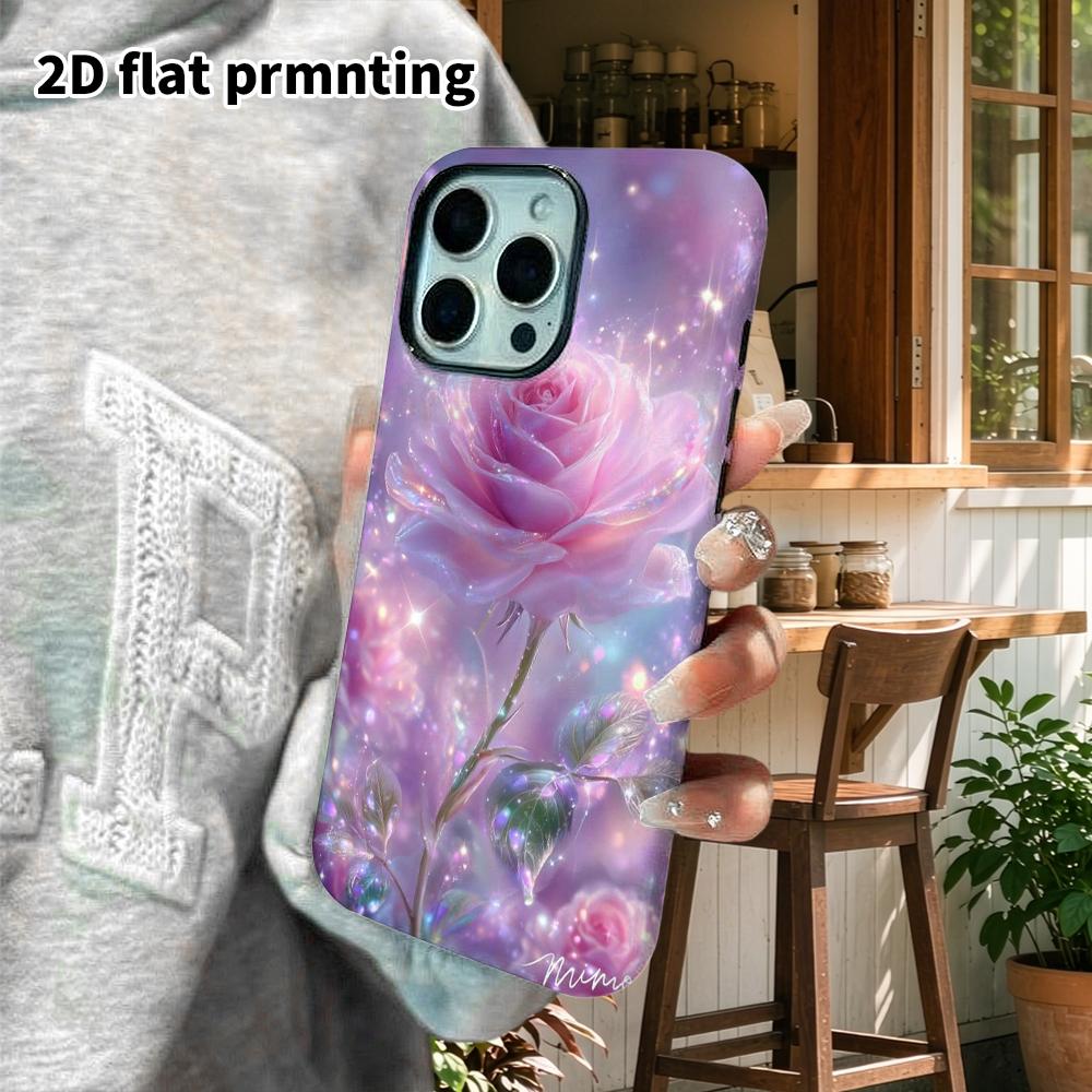 Phone Case: 2D Flat Design Suitable for iPhone 18 17 16 15 14 13 Pro Film Protective Case, Couple Style, Veil Starry Sky, Christmas and Halloween Gift