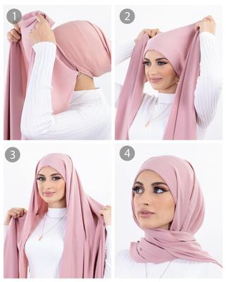 Pin Free Instant Chiffon Hijab Women Jersey Bonnet Islam Shawls And Wraps Bonnet Hijab Underscarf Cap Foulard Femme
