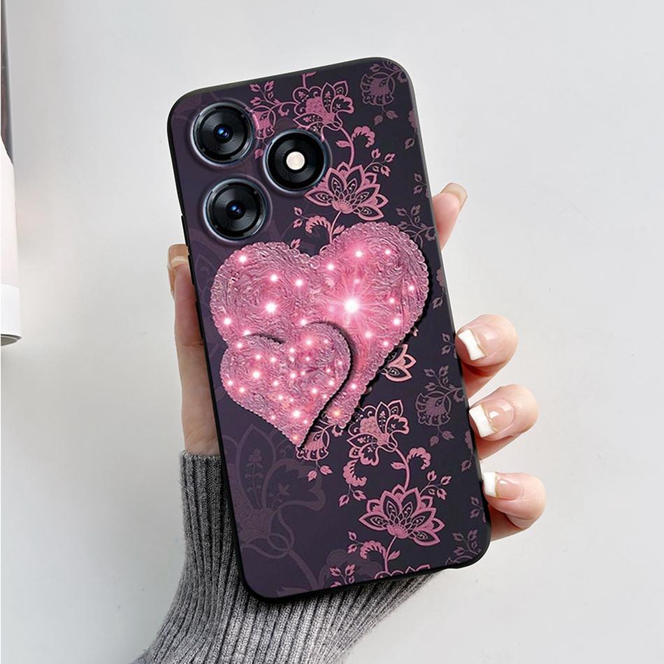 For Tecno Spark 10 Pro Case 2023 Fashion Marble Silicone Black Soft Covers For Tecno Spark 10C Spark10 Pro KI7 KI5q KI5k Bumper