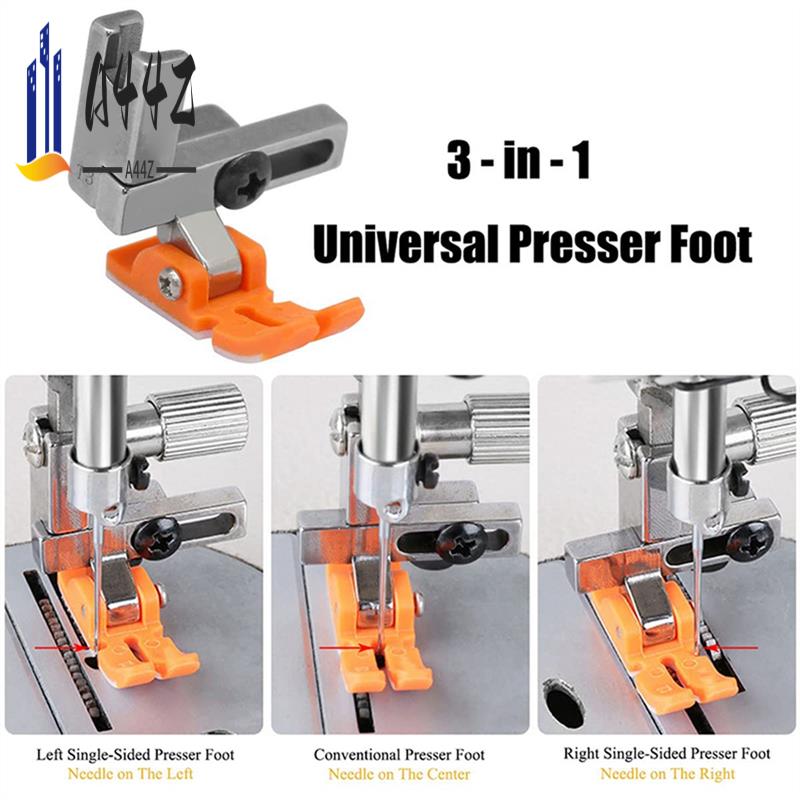 A44Z-T3 Universal Presser Foot Left And Right Single-Sided Multi-Function Plastic Three-In-One Presser Foot
