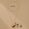 Creative Love Rose Heart Pendant Necklace For Women Exquisite Zircon Forever Necklace Romantic Valentines Day Jewelry