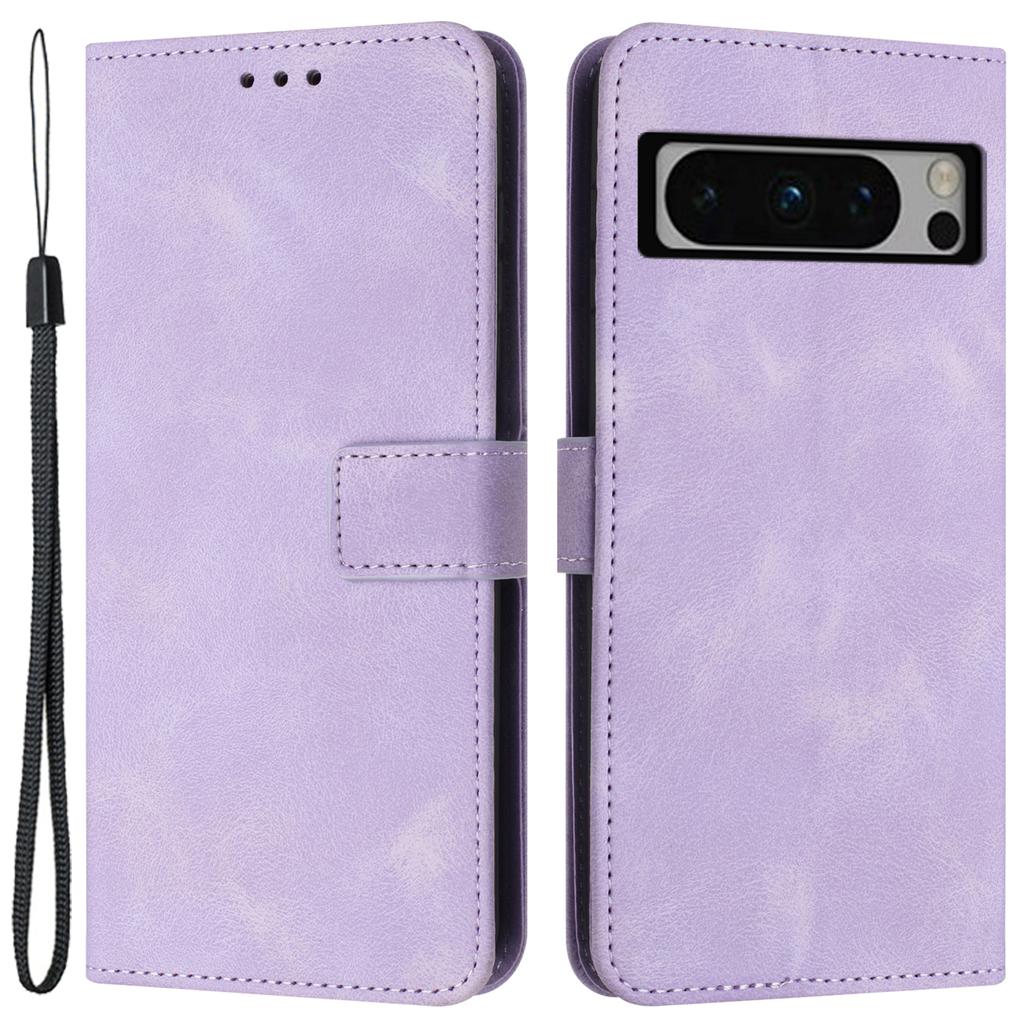 For Google Pixel 9 Pro XL Case Soft Skin-Touch Leather TPU Inner Shell Phone Cover