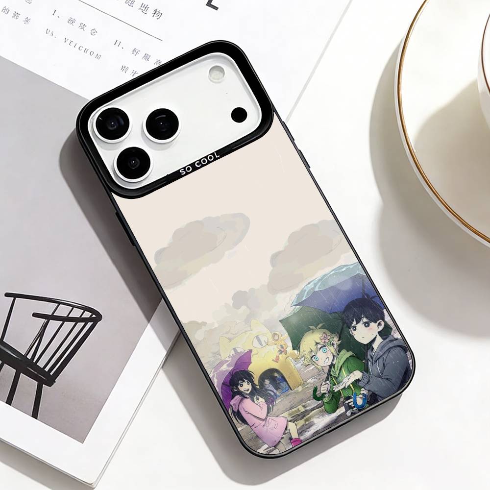 

Классический чехол для телефона Omori для iPhone 17, 16, 15, 14, 13, 12, Pro Max, Черный, Цветной чехол для телефона iPhone12PRO