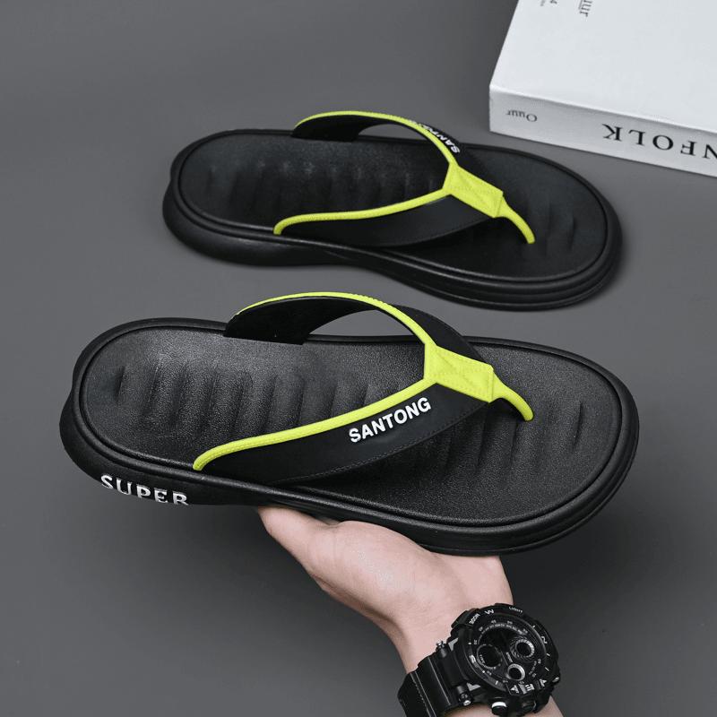 

Новые летние легкие мягкие подошвы нескользящие пляжные шлепанцы с антизапахом для мужчин 40-44