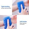 Silicone body sponge exfoliating back scrubber for peeling, massaging, relaxing, full body bathing tools for both men and women
