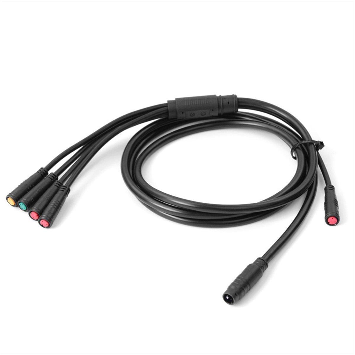 

Waterproof 9Pin Main Cable for Electric Bike Controller Dashboard Connection Cable 2PIN+3PIN+5PIN for Some KT Controller China Mainland