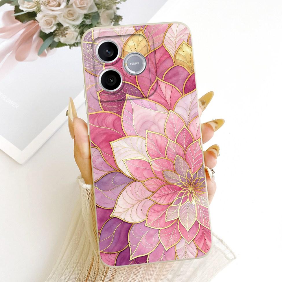 For Honor 600 Lite 5G Casing Cover Silicone Luxury Fashion Kawaii Cute Painted Shockproof Phone Case For Honor LNA-NX1