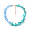 Multi-color Short Necklace Simple Choker Fashionable Exaggerated Beaded Necklace  for Women Girls