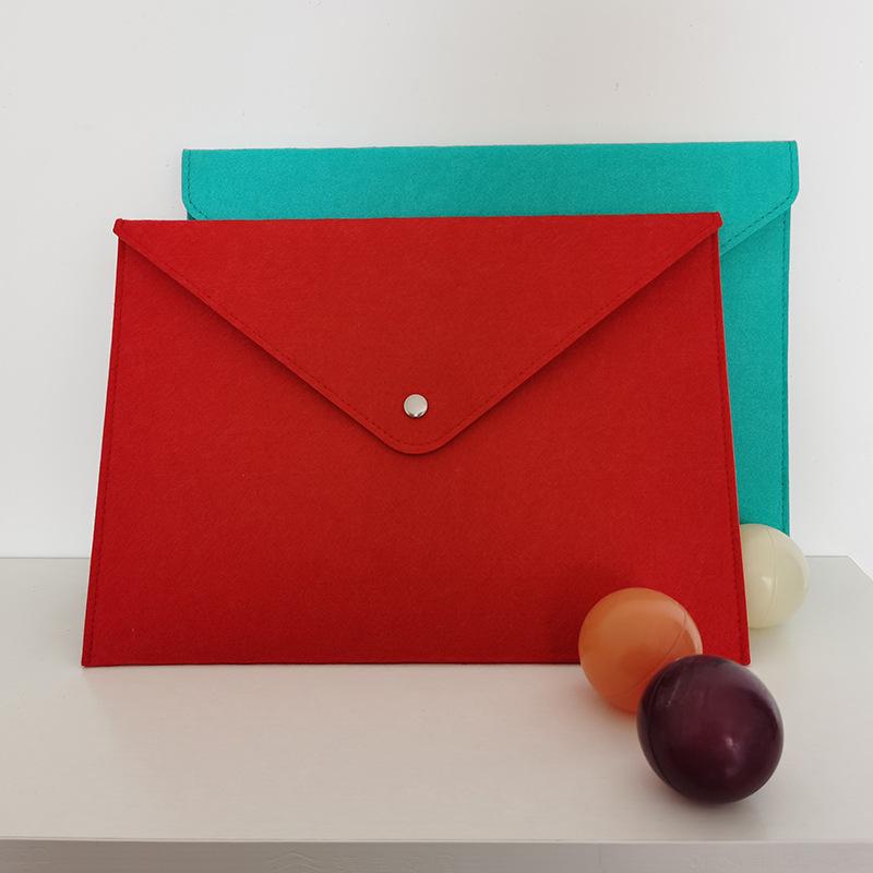 Manufacturer of Exquisite Felt File Bags and Folders, with Customizable Color Logo Options.