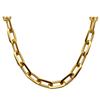 Hot Sale Stainless Steel Gold Color Chunky Chain Necklace Choker for Women Men Jewelry  Accessory Big Punk Necklace