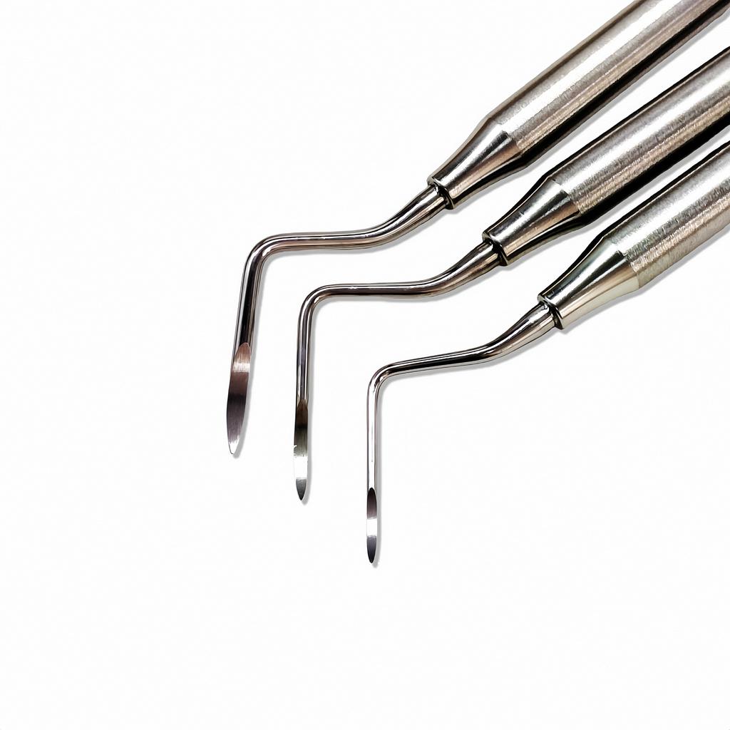 1 pc or 2pc or 3pcs Dental Elevator Root Tip Pick Tool Dental Minimally Invasive Efficient  Sharp Tip Extraction Surgical Tools