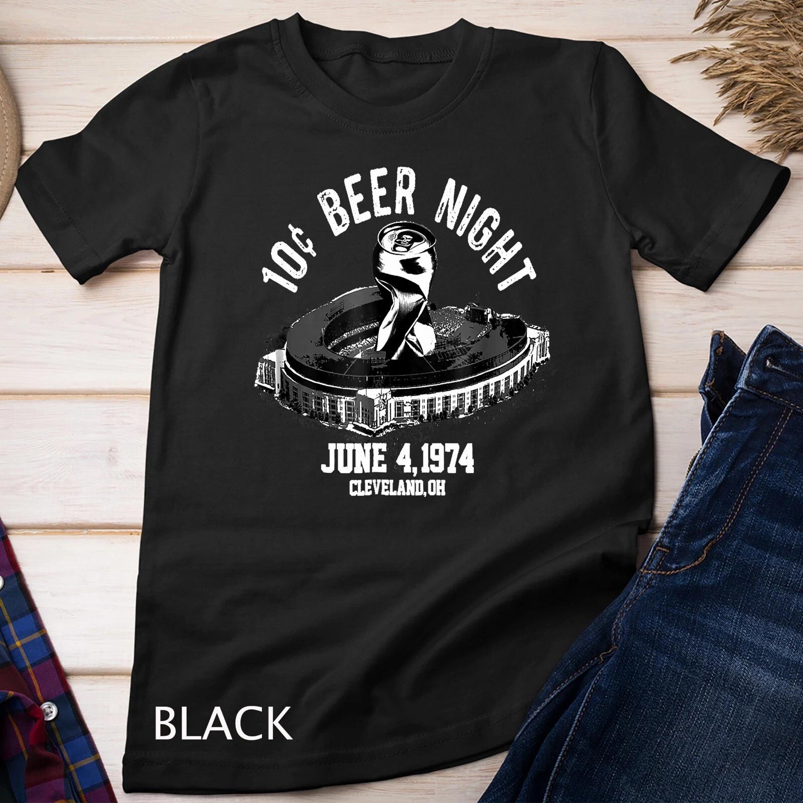 Ten Cent Beer Night Cleveland CLE Baseball T-Shirt Unisex T-shirt M