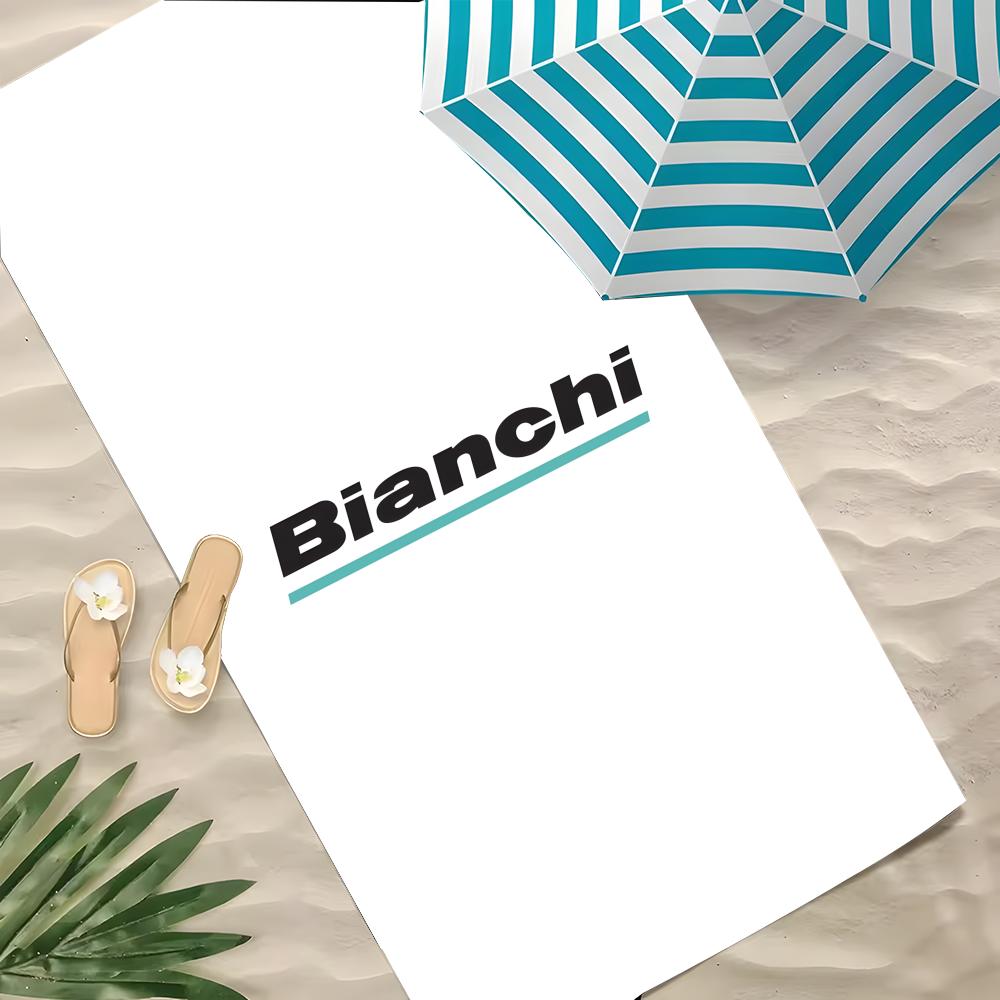 B-Bianchi Bike Microfiber Towel Polyester Beach Towel Quick Dry Sand Free Bath Towel For Summer Pool Travel Vacation
