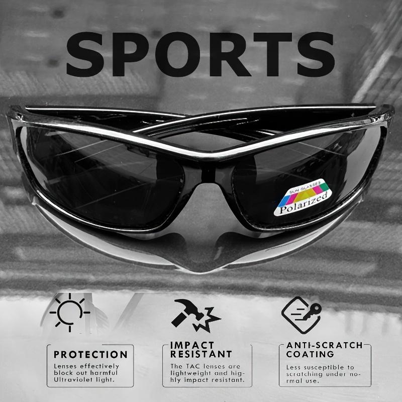 1 SZT./3 SZT. Okulary sportowe polaryzacyjne owijane Outdoor Wędkarstwo Piesze wędrówki Okulary polaryzacyjne Bieganie Jazda samochodem Wiatroodporne Neutralne Okulary antyodblaskowe
