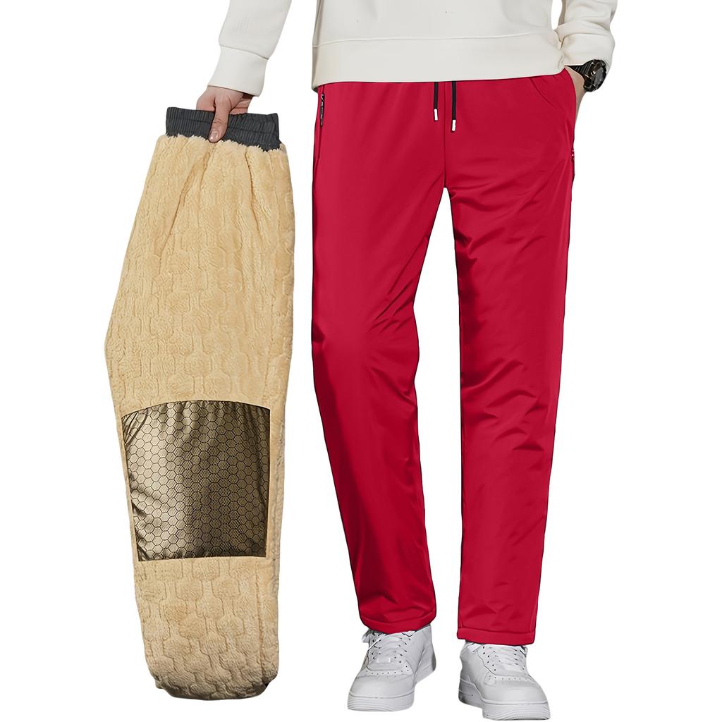 Men's Fleece Casual Drawstring Straight Sweatpants