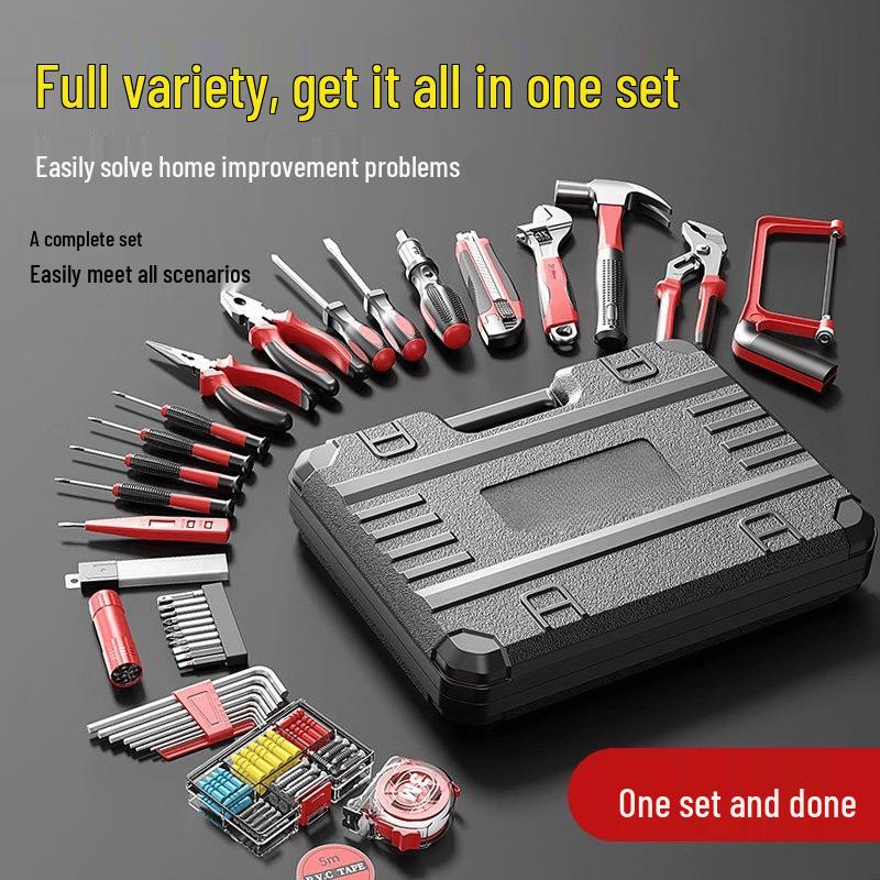 ZHANDUO 103-Piece Household Tool Kit with Electric Drill CN plug (adapter included)