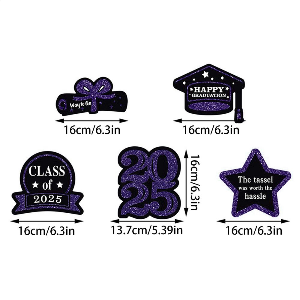 

Graduation Vase Decor 2025 Graduation Centerpiece For Desk Photo Background Props Desktop Decor For Class Gatherings Dormitory фиолетовый