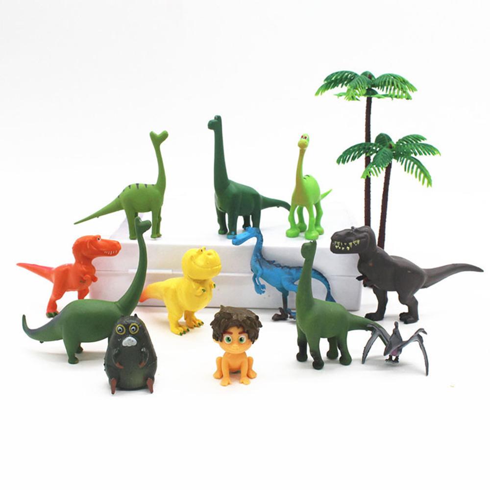 12pcs Dinosaur Mini Figures Set Dinosaur Cake Toppers for Children's Party