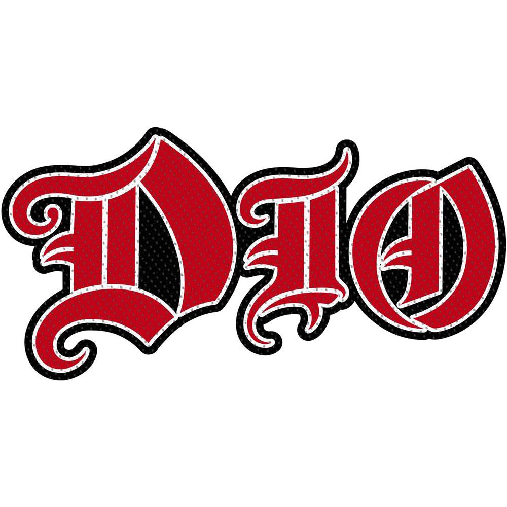 Dio Logo Woven Cut Out Patch