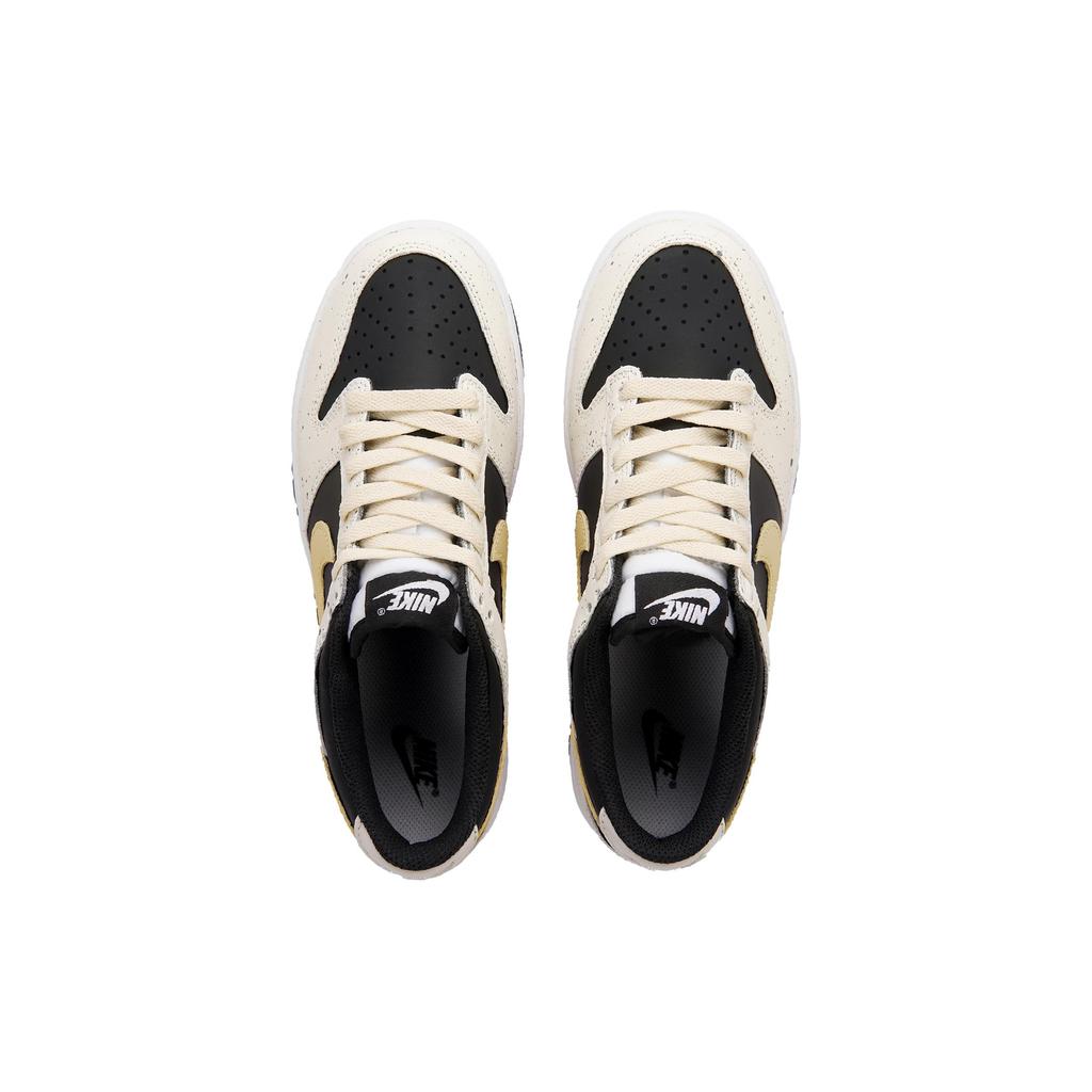 Nike Dunk Panda Cheese A Low top Skateboard Shoes Unisex Black White Yellow HF5441-100(Team62-A)