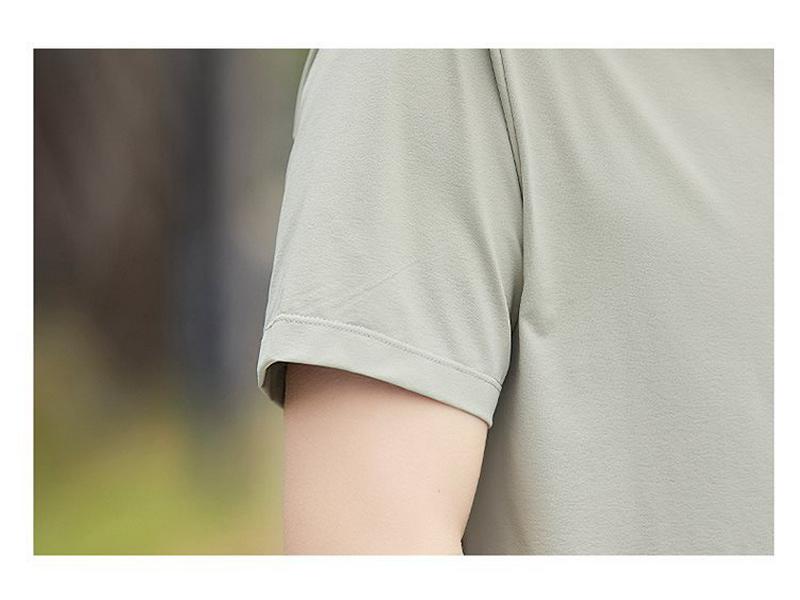 Herren 2026 Sommer Rundhals Eis Seide T-Shirt - Nylon Stoff für Laufen im Freien & Freizeit Sport