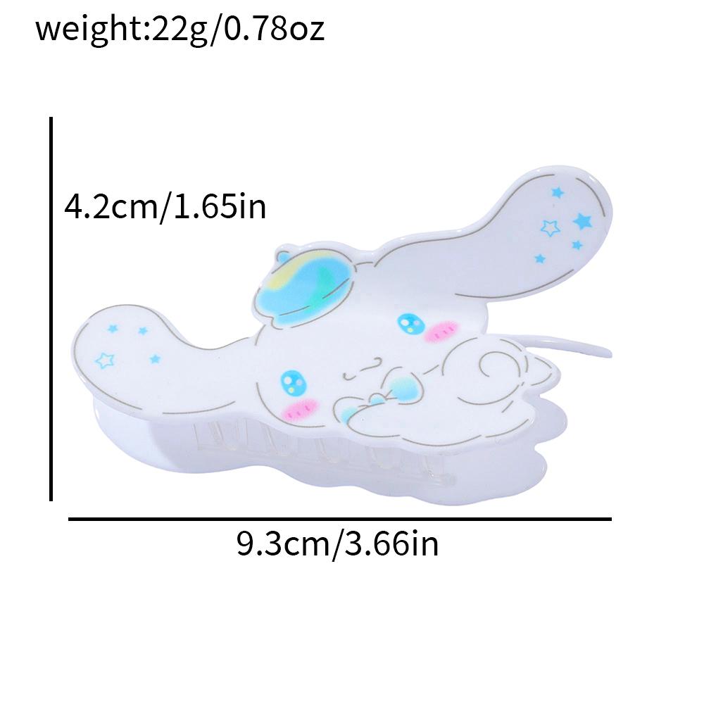 

Cute Cinnamoroll Cartoon Hair Claw Clip Kawaii Anime Shark Clip Sweet Girls Back Head Hair Grab Clip Fashion Daily Casual Hair