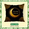Ramadan Golden Crescent Moon Cushions Pillowcase Polyester Cushion Cover Throw Pillow Pillowcover Home Car Sofa Decor