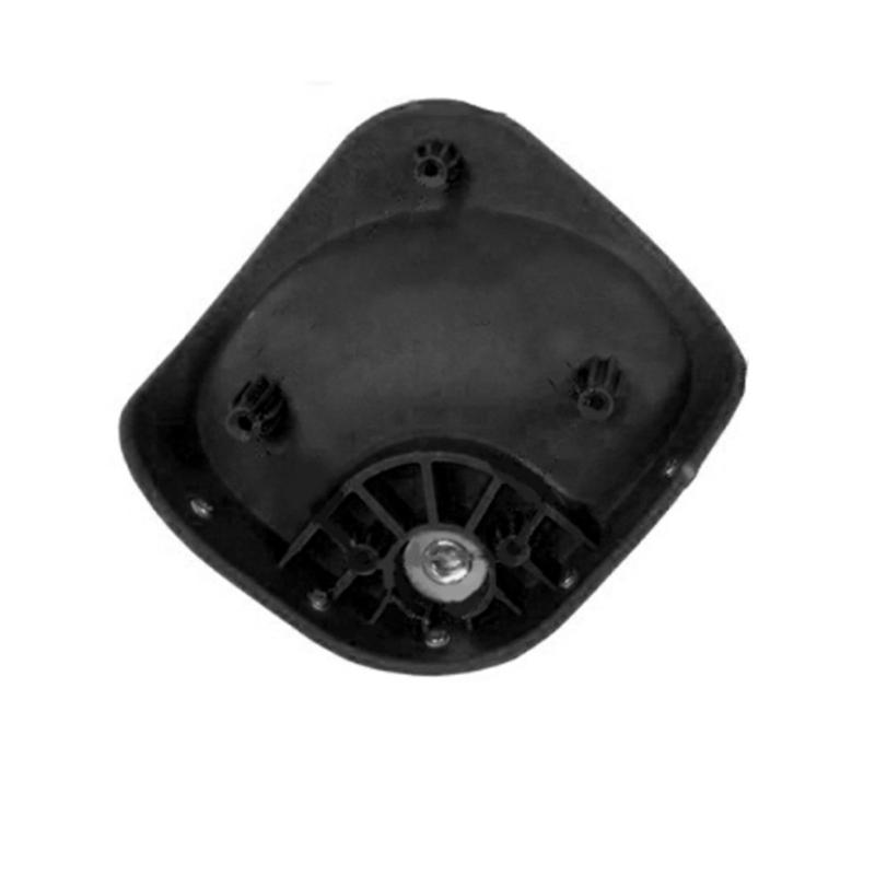 4 Stück Gummi-Trolley-Rollen Ersatz für Gepäckbox 60x12mm/55x12mm Schwerlast-Kofferrolle 360 Grad Schwenkbares Set