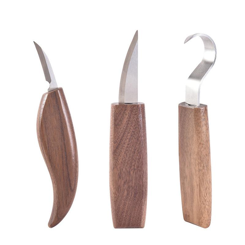 

3pcs Carving Tools Wood Detail Knife Chip Knife Wood Whittling Kit for Beginners Woodworking Adults and Kids Wood Carving Tools 3pcs