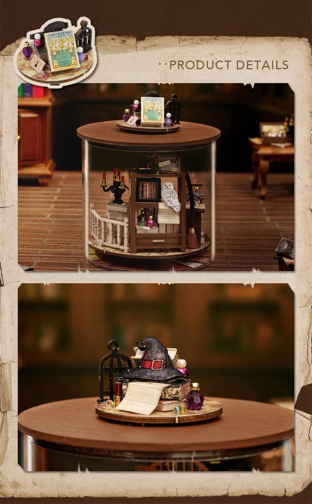 (t-FREAK) Dollhouse DIY Kit Set Miniature Dream Bottle Series (B-032 Magic House)