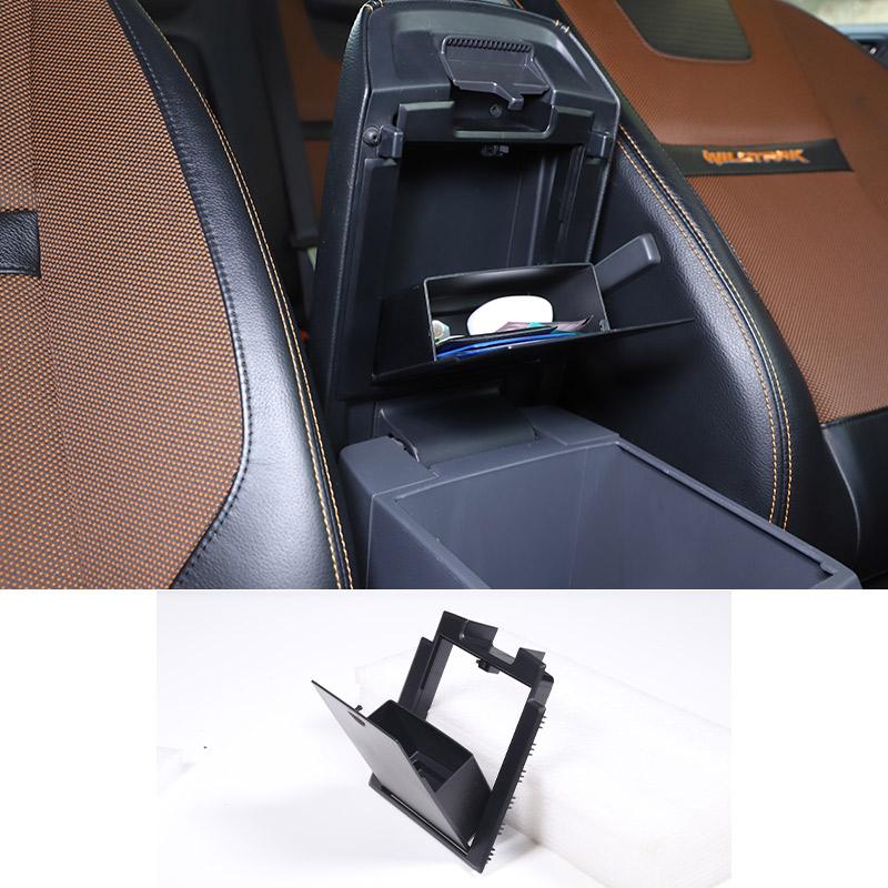 Pour Ford Ranger T7 T8 2015-21 ABS noir voiture tableau de bord Position de conduite fusible boîte de rangement caché boîte de rangement garniture voiture accessoires