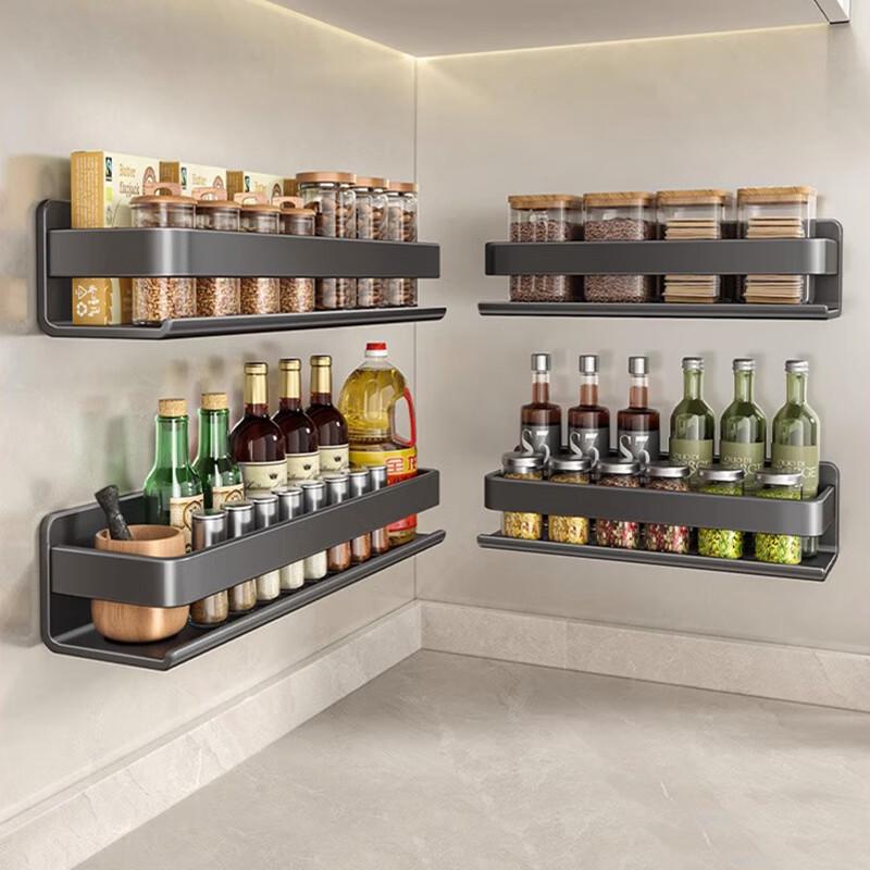 

Настенная кухонная полка для специй в стиле легкой роскоши