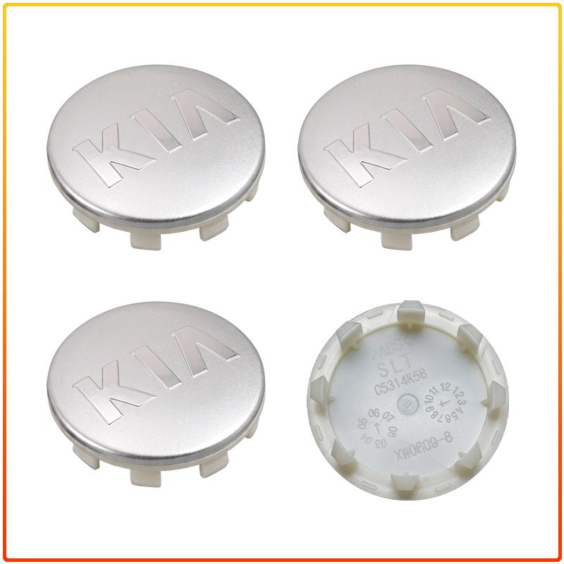 4 Bucăți 58MM Decal Embleme Jantă Anti-Rugină Capac Centru Roată Auto Rezistent la Zgârieturi Pentru KIA Sportage Rio Ceed Proceed Sorento Picanto Optima Niro