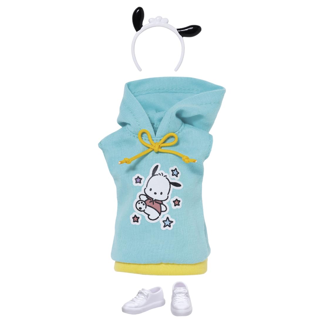 

Платье Takara Tomy Licca-chan, Мой выбор, Персонажи Sanrio, Платье-сарафан и повязка на голову, Наряд Pochacco, Игрушка для сюжетно-ролевых игр, Возраст 3 года и старше