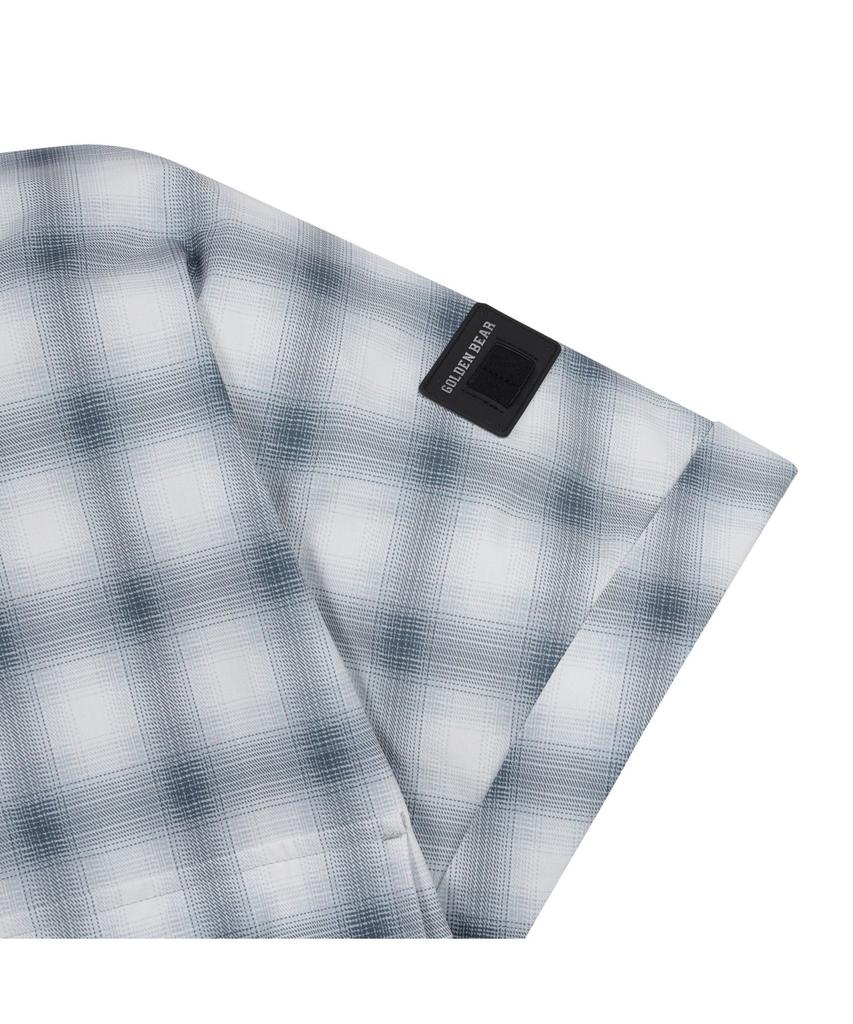 Golden Bear (W) Check Pattern Short Sleeve Anorak G5Uaw25741Gyx