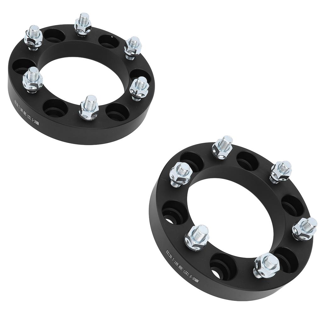 4PCS 30MM 6 Stud Wheel Spacers Aluminium Alloy Wheel Spacers Adapters Replacement for   L200