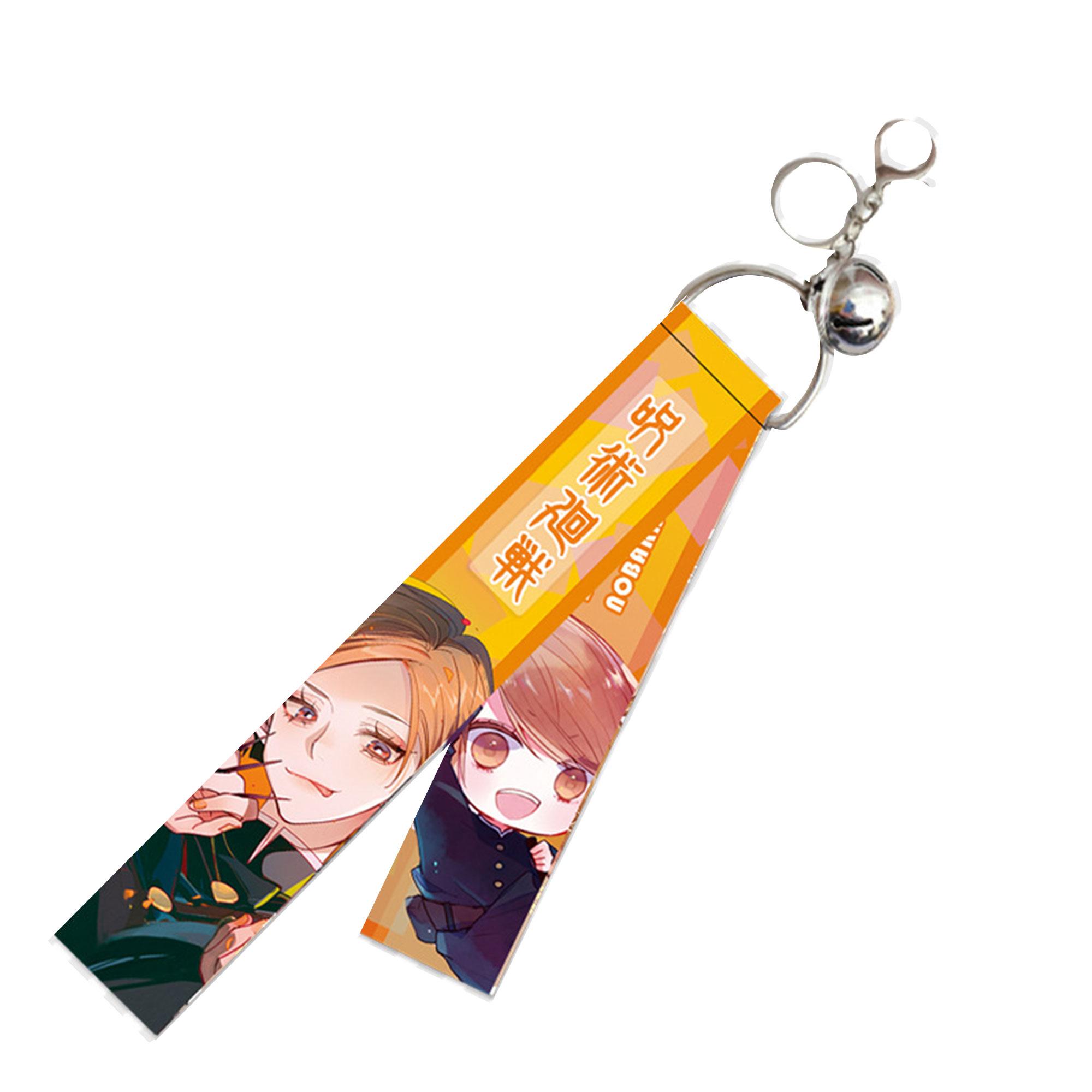 

Anime Keychain Gojo Satoru Fushiguro Megumi Phone Charm Accessories Pendant Keyring Bag Cute Cartoon Figure JJK Carry Mini Lightweight Portable