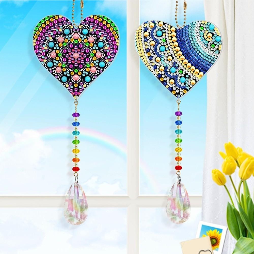 5D Painting Art Kit Double Sided DIY Craft Painting Kit Door Pendant