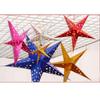 Christmas Style Stars Shaped Lamp Shade, Art Design Paper Stars Ceiling Lamp Lighting Fixture for Bathroom, Bedroom Room