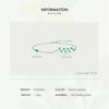 MODIAN 925 Sterling Silver Green Leaf Zirconia Adjustable Link Chain Bracelet For Women Fashion Wedding Jewelry Accessories