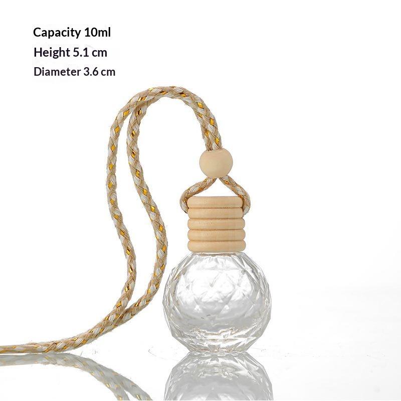 Empty Refillable Hanging Car Diffuser Bottles 21PCS 8ml Transparent Air Freshener Perfume Container Gift for Friends