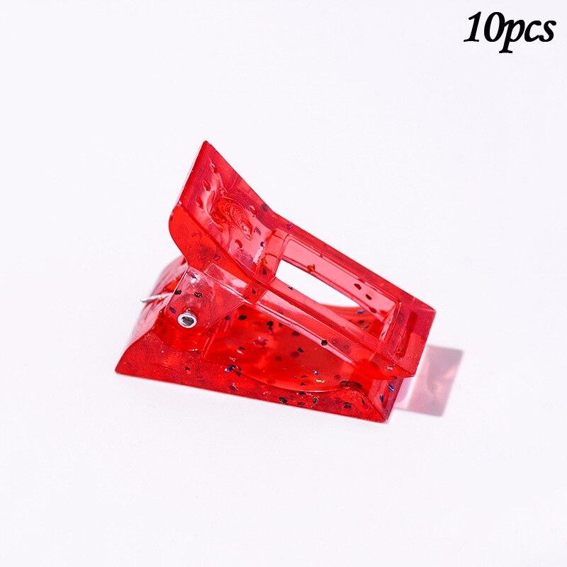 10/20 buc Acrilic Agrafă pentru Unghii Gel Transparent pentru Construcție Rapidă Sfaturi pentru Unghii Clips pentru Extensie pentru unghii Cleme UV Instrumente pentru Manichiura