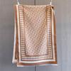 Autumn and Winter Imitation Cashmere Jacquard Scarf Female Simple Letter Versatile Shawl Advanced Sense Warm and Cold Scarf Tide