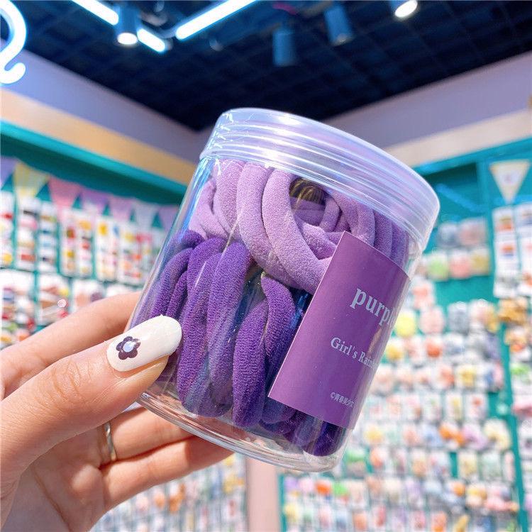 

Резинки для волос Candy Color - 50 высококачественных резинок для хвостиков и аксессуаров