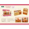 Forest Home Animal Family Mini Rabbit Villa Living Room Kitchen Bedroom Garden Micro Furniture Set Girl Pretend Play Toy Model