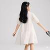 Big Girls Puff Sleeve Short Sleeve Princess Dress Casual Summer Sweet Kids Dress