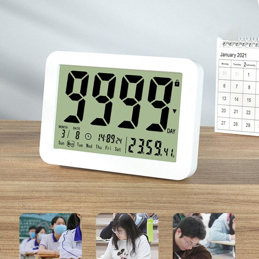Duży Ekran Elektroniczne Odliczanie Cyfrowe Minutniki 9999 Dni Zegar Odliczający Timer Klasowy Timer Odliczania do Emerytury