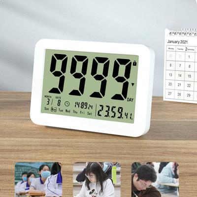 Digital 9999-Days Countdown Timer Multi-Function Electronic Timer for Retirement Vacation Exam Wedding Study Kitchen