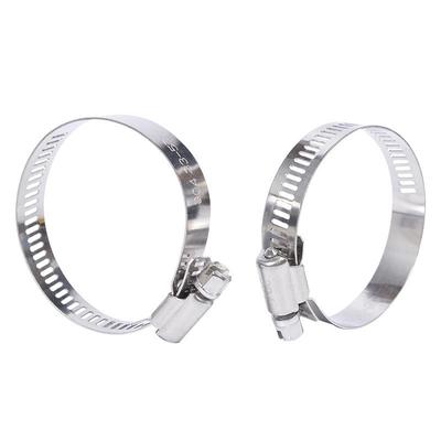 Stainless Steel 201 Slotted American Hose Clamp for Range Hood and Gas Pipe, M6-700