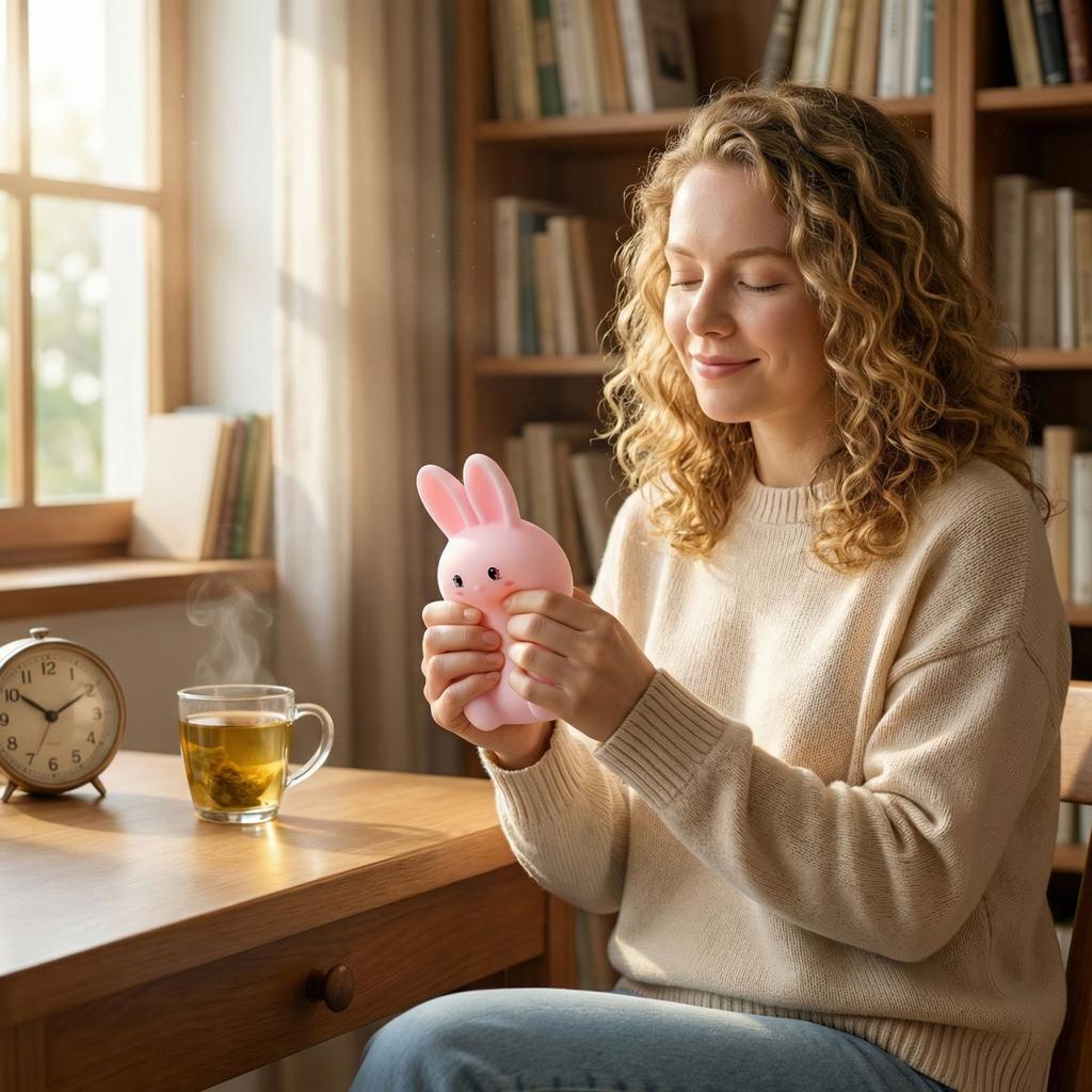 Bunny-shaped Toy, Cute Stress-relieving Toy, Easter Gift (2pcs)